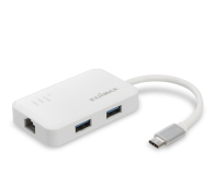 EDIMAX EU-4308 USB-C (1000Mbit) Gigabit + 3xUSB 3.0 HUB - 381636 - zdjęcie 1
